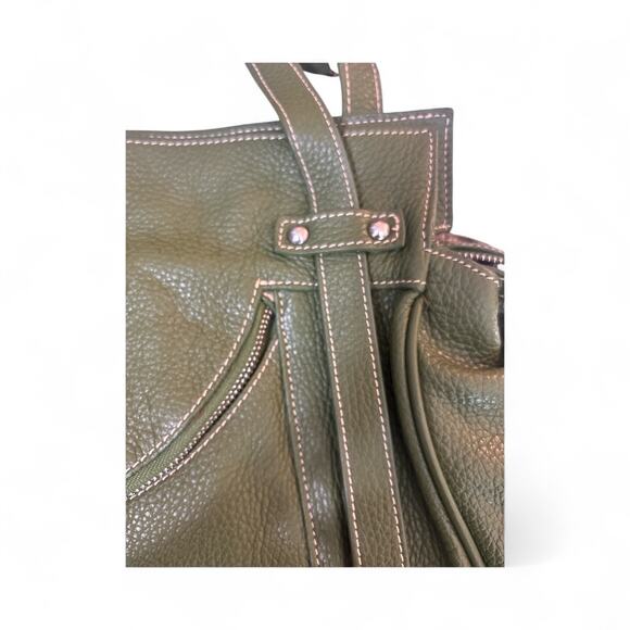 Furla Olive Green Shoulder Bag REHAB - Picture 9 of 10